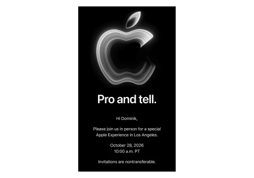Apple zapowiada „Pro and tell” na 28 października
