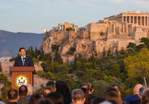 Marco Rubio na Akropolu. Jakiego właściwie Zachodu broni MAGA?