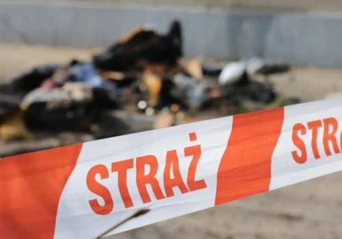 Pożar chlewni w Grabicy. W budynku było około 500 świń, trwa akcja służb