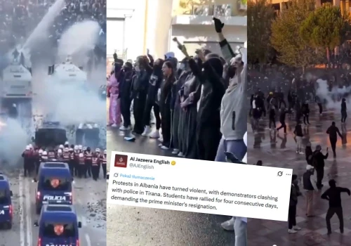 Albania: Flamingi zaostrzyły antyrządowe protesty, doszło do zamieszek na pełną skalę