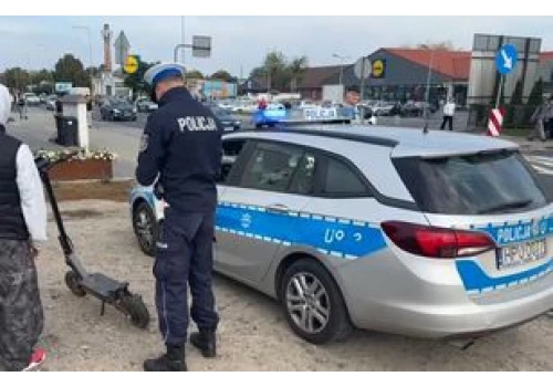 Policja skontrolowała hulajnogi. Jeden z kierowców dostał 3000 zł mandatu