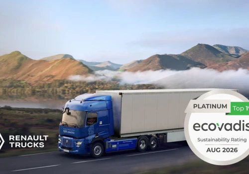 Renault Trucks z platynowym medalem EcoVadis. Jest w gronie 1% najlepszych firm!