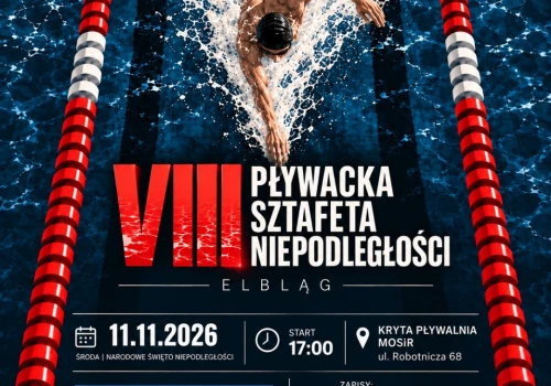 Wystartuj w VIII Pływackiej Sztafecie Niepodległości