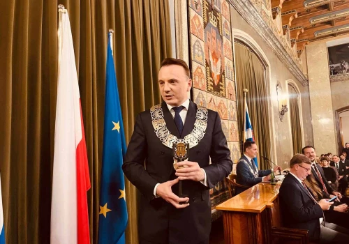 Prezydent miasta Krakowa Łukasz Gibała złożył ślubowanie