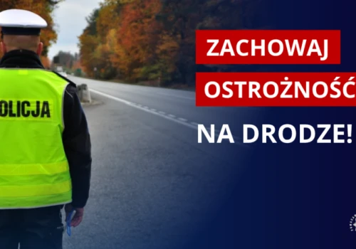 Jesienna aura coraz bardziej niebezpieczna na drogach. Policja apeluje do kierowców i pieszych