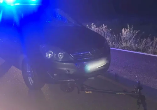 Śmiertelny wypadek z udziałem hulajnogi elektrycznej pod Elblągiem. Zginął 15-latek