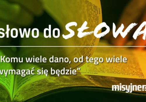 słowo do Słowa, 21 października 2026