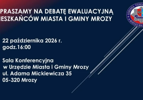 Debata o bezpieczeństwie mieszkańców w Mrozach