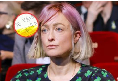Wymowniej się nie da. Damięcka z grafiką o zamieszkach we Francji