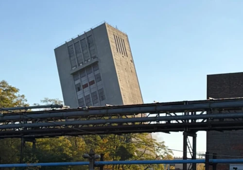 70-metrowy szyb czeskiej kopalni zrównany z ziemią