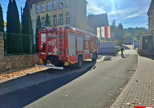 Interwencja strażaków w prokuraturze