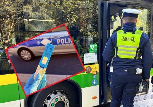 Policja kontrolowała kierowców autobusów MZK w Zielonej Górze. Użyto narkotestów