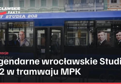 Legendarne wrocławskie Studio 202 w tramwaju MPK