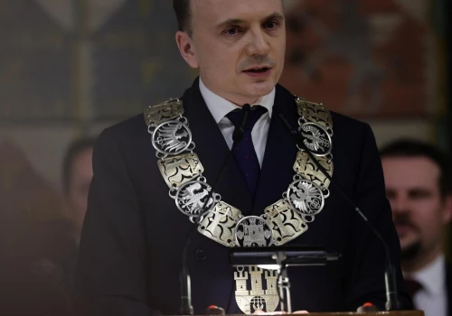 Łukasz Gibała chce zawieszenia partnerstwa Krakowa z Lwowem. 