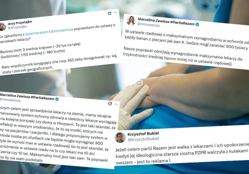 Partia Razem chce ustawą wyciąć "lekarzy-bananów", którzy zarabiają po milion miesięcznie