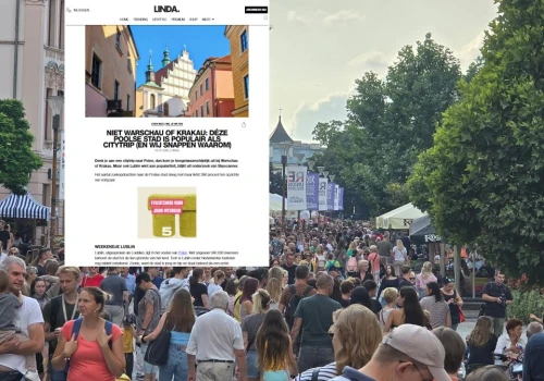 Lublin podbija Niderlandy! Zainteresowanie lotami wzrosło o 396 procent. Miasto zachwala popularny magazyn
