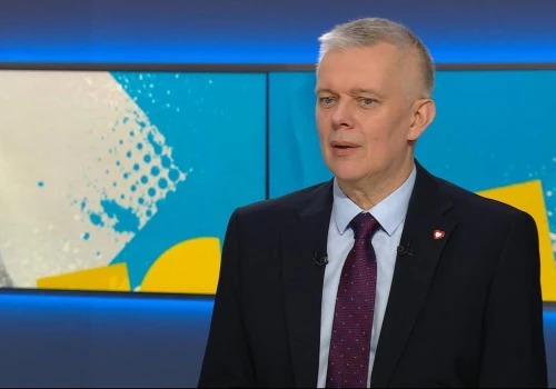 Tomasz Siemoniak w "Graffiti"