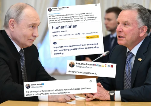 Słowa Witkoffa nazywającego Putina "humanitarystą" wywołały pewien powszechny dyskomfort