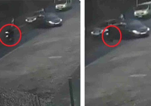 Śmiertelny wypadek policjanta na motocyklu. Tak wyglądało zderzenie (FILM)