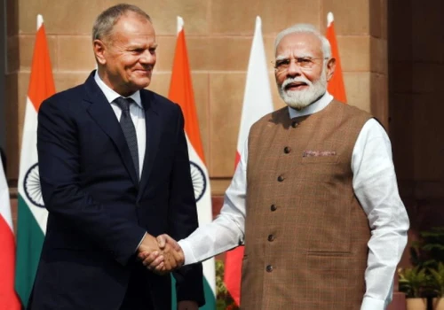 Tusk z wizytą w Indiach