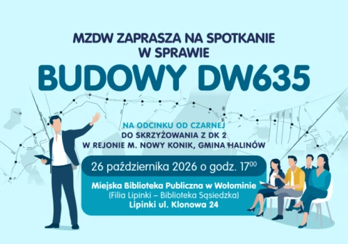 Wołomin – Spotkanie w sprawie projektu przebudowy DW635