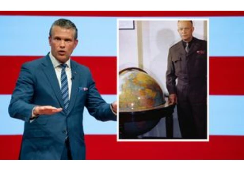 Ludzie Hegsetha zniszczyli historyczny globus. Należał do Eisenhowera