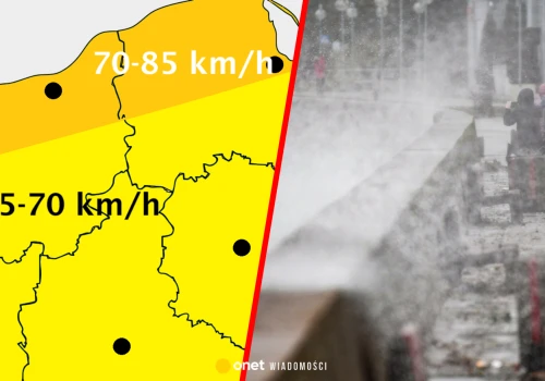 Do części Polski nadciąga wichura. Mapa wskazuje, gdzie będzie niebezpiecznie