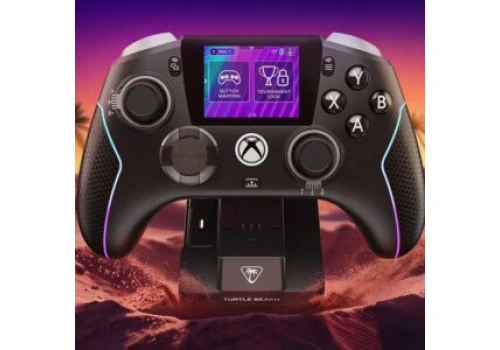 Turtle Beach Stealth Ultra II to ciekawy kontroler. Ma wbudowany ekran dotykowy i precyzyjne drążki