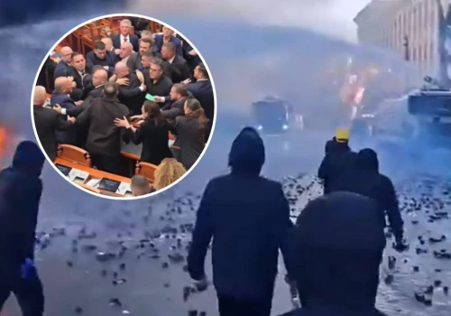 Awantura na całego w parlamencie Albanii. Politycy zaczęli się szarpać
