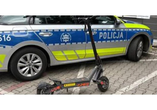 Kościan: Policyjny pościg za 18-latkiem na hulajnodze