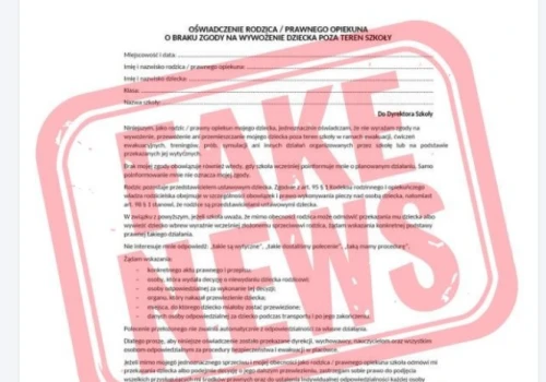 MSWiA i MEN ostrzegają przed kampanią dezinformacyjną, której celem jest wywołanie niepokoju i strachu wśród rodziców