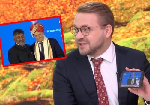 Tusk założył turban, Ozdobę to przerosło. Żenująca reakcja polityka PiS. „Nasz maharadża”