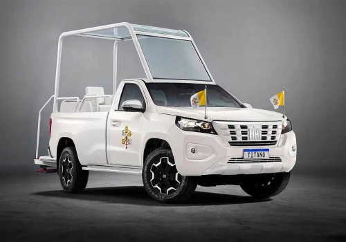 Pickup Fiata w nietypowej roli