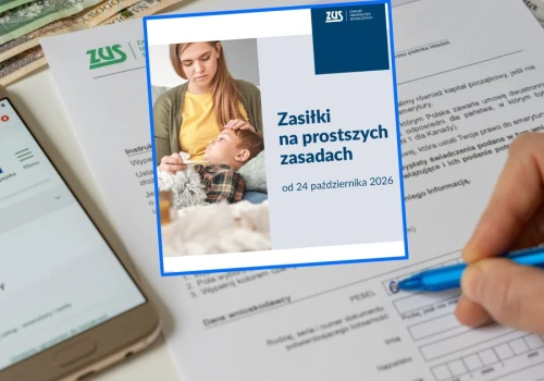 Od soboty zmiany w zasiłkach. ZUS informuje o ułatwieniach
