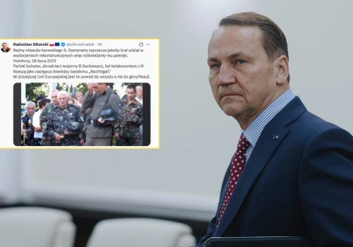 Sikorski obala twierdzenia Szeremety, dodał zdjęcie. "Odświeżamy mu pamięć"