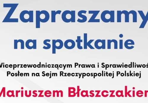 Mariusz Błaszczak spotka się z mieszkańcami Zakroczymia.