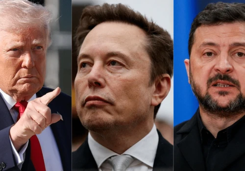 Trump miał zadzwonić do Muska, by przywrócił działanie ukraińskich starlinków. Zełeński mówi, że te dalej nie działają