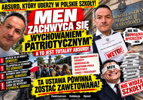 Absurd MEN uderzy w szkoły! Patriotyzm na rozkaz!