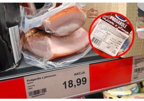 W Aldi trafiłem na podgardle wędzone z jałowcem. Wyglądało ładnie, ale skład mnie zniechęcił