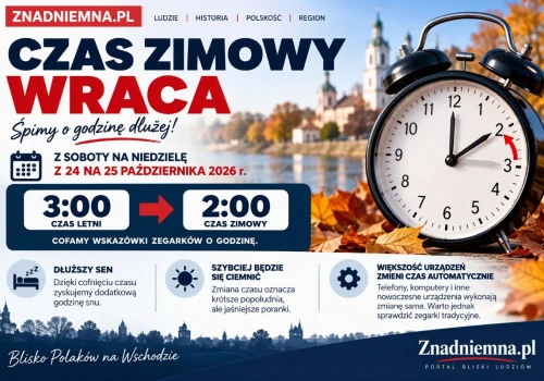 Tej nocy wraca czas zimowy. Wskazówki cofniemy o godzinę