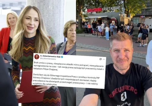 Minister Dziemianowicz-Bąk zapowiedziała sprawdzenie, dlaczego Filip Chajzer nie płacił pracownikom