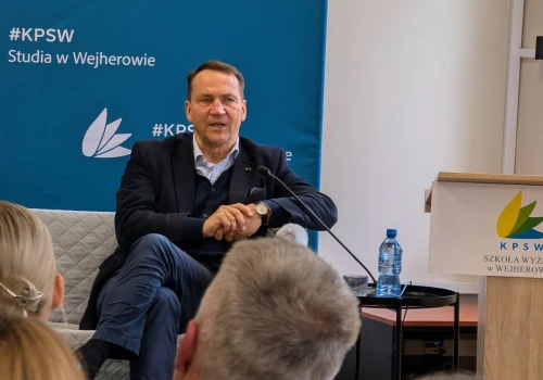 Radosław Sikorski w Wejherowie: Pomóżmy Ukrainie przetrwać zimę