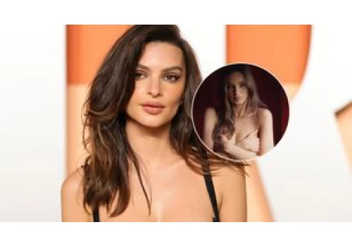 Emily Ratajkowski poszła na całość. Pozuje bez ubrań i zakrywa biust tylko dłońmi