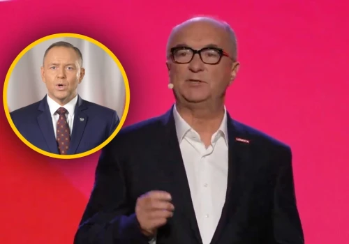 Czarzasty wyszedł na scenę i zganił Nawrockiego. Padły mocne słowa! „Nie ma pan prawa…”