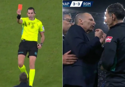 Trener dostał czerwoną kartkę i wpadł w furię. Sceny w Serie A