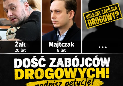 Dość już zabójców drogowych! Zmieńmy przepisy!