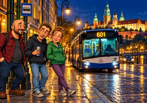Tej nocy godzina 2:00 będzie dwa razy. Tak pojadą nocne autobusy w Krakow