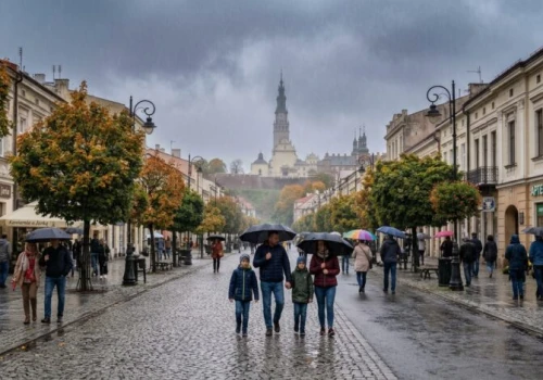 POGODA! Niedzielny spacer lepiej zaplanować wcześniej. Do Częstochowy nadciągnie deszcz!