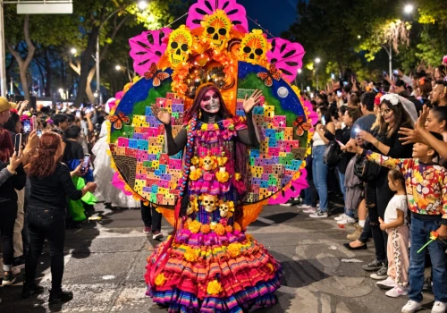 Wielka parada Catrinas i niezwykłe obchody Día de Muertos. Meksyk zamienia stolicę w miasto szkieletów.
