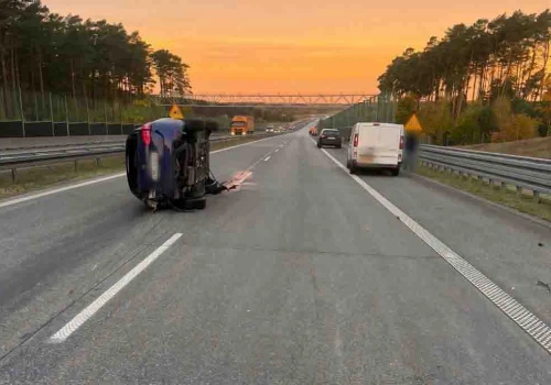 Wypadek na A2 pod Świebodzinem. Autostrada w kierunku Świecka zablokowana
